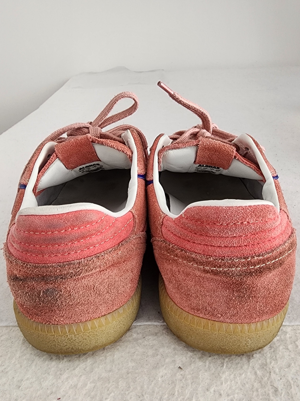 ALOHAS Pink Suede Low Top Sneakers Women US 6.5 / EU 37 Casual Retro Streetwear - Picture 5 of 8